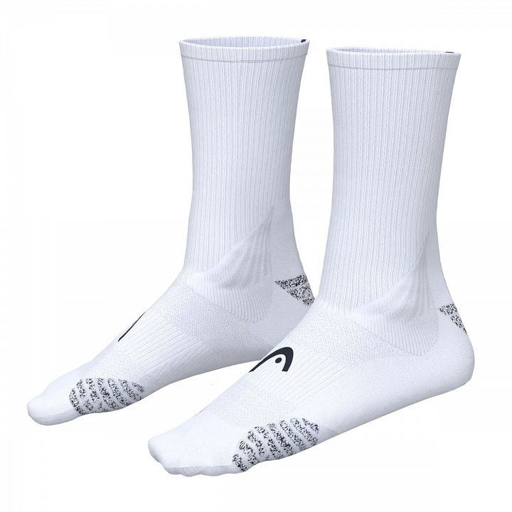 Head Tennis Color Crew Socks 1P White / Turquoise